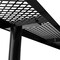 Flash Furniture Mantilla Rectangle Picnic Table, Black, Expanded Metal, Mesh, Steel Frame, 8 ft L SLF-EML-96-BK-GG - alternate 2